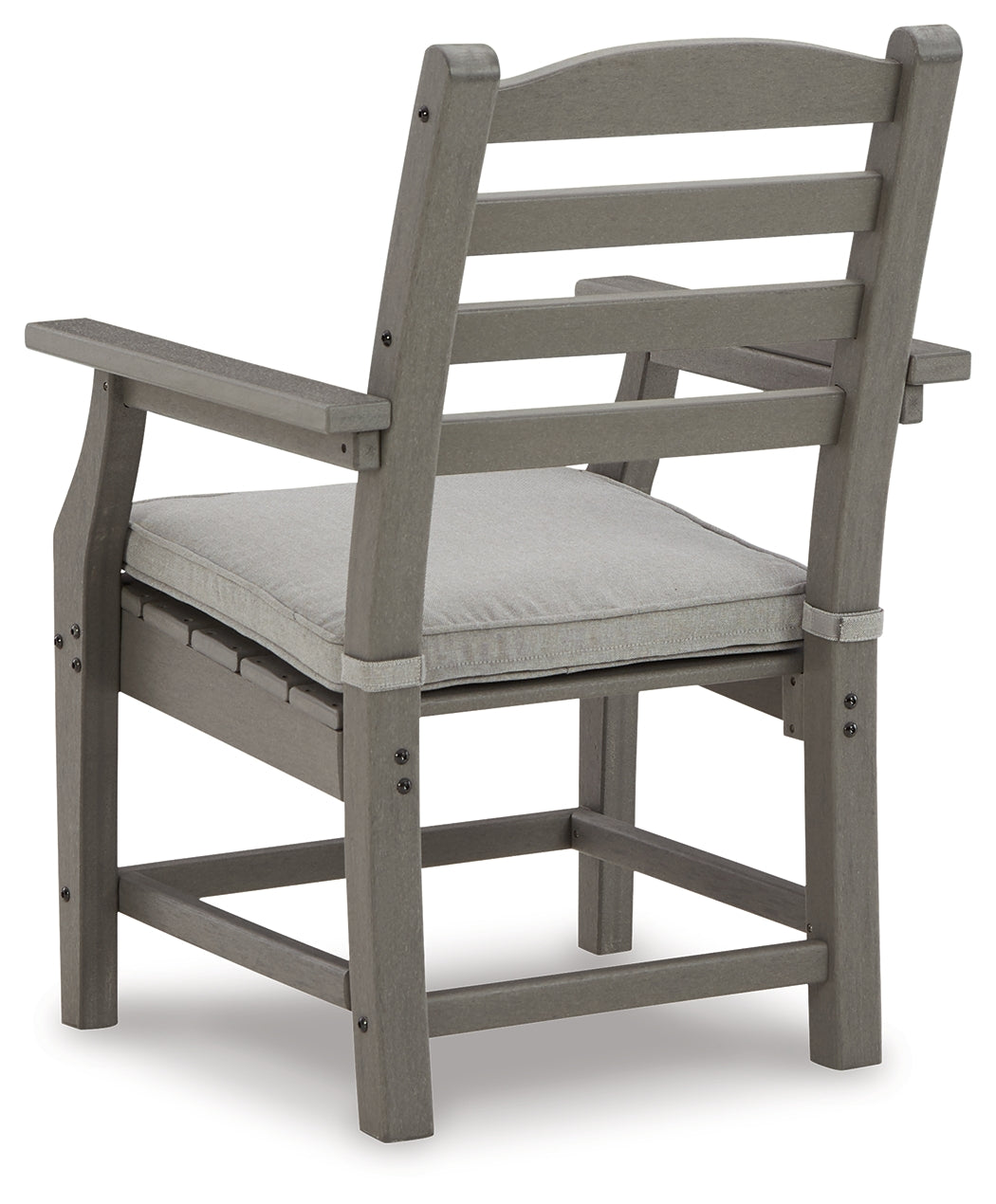 Visola Gray Outdoor Arm Chair w/ Cushion (Set of 2) - Ornate Home