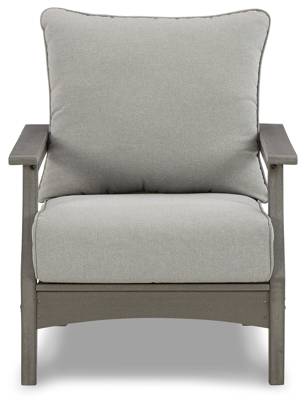 Visola Gray Outdoor Lounge Chair w/ Cushion (Set of 2) - Ornate Home
