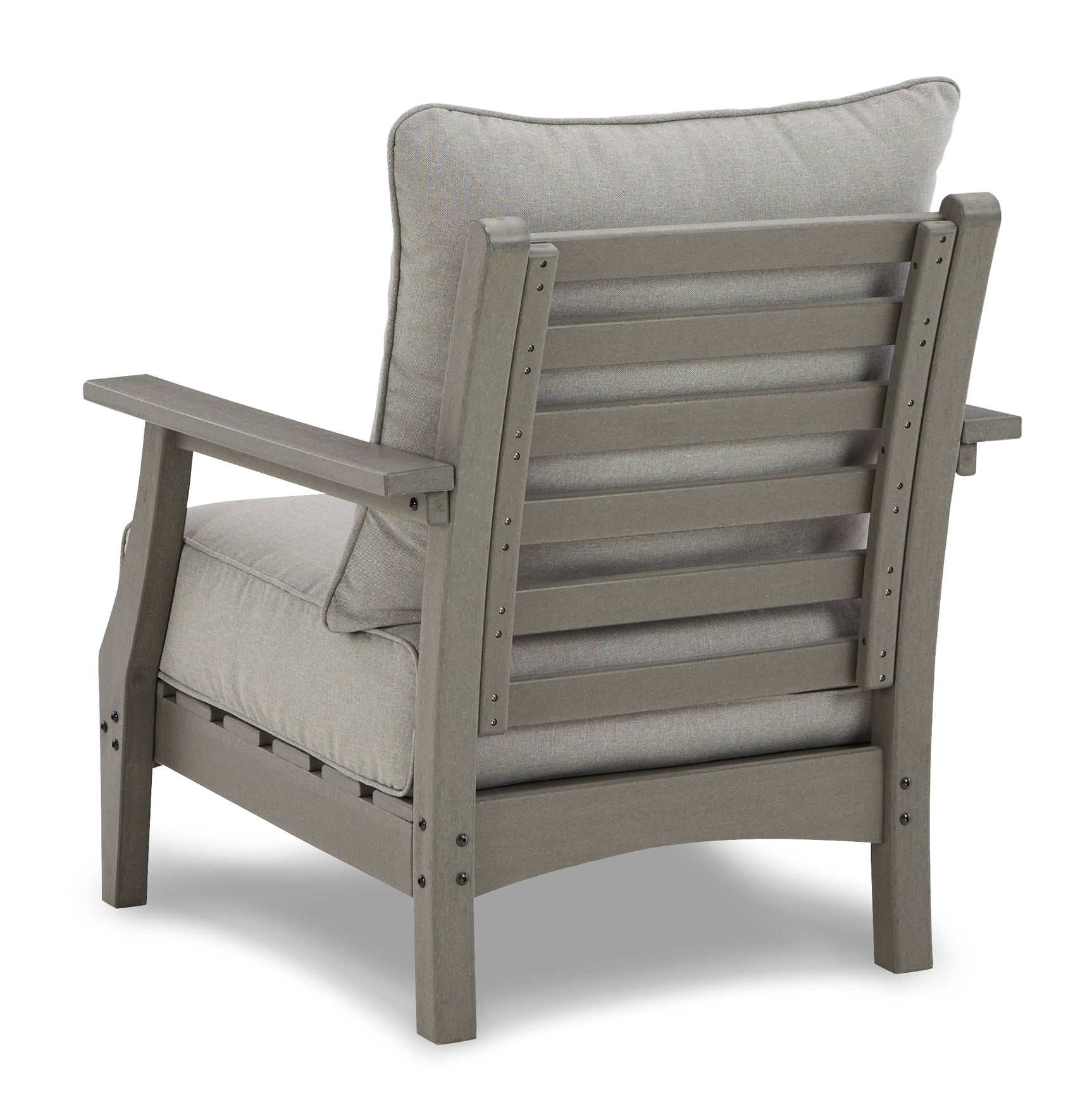Visola Gray Outdoor Loveseat, 2 Lounge Chairs and Coffee Table - Ornate Home