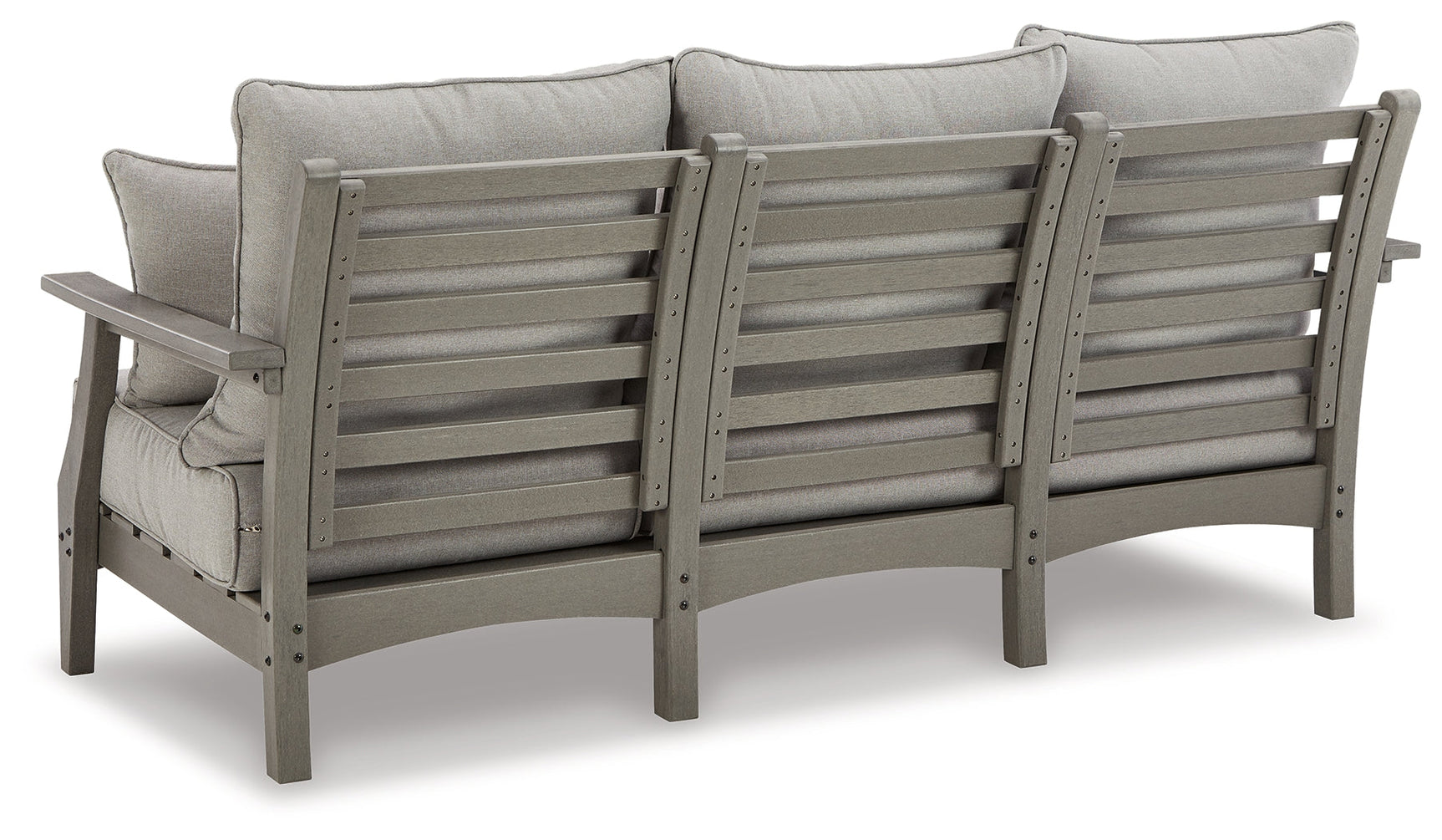 Visola Gray Outdoor Sofa w/ Cushion - Ornate Home