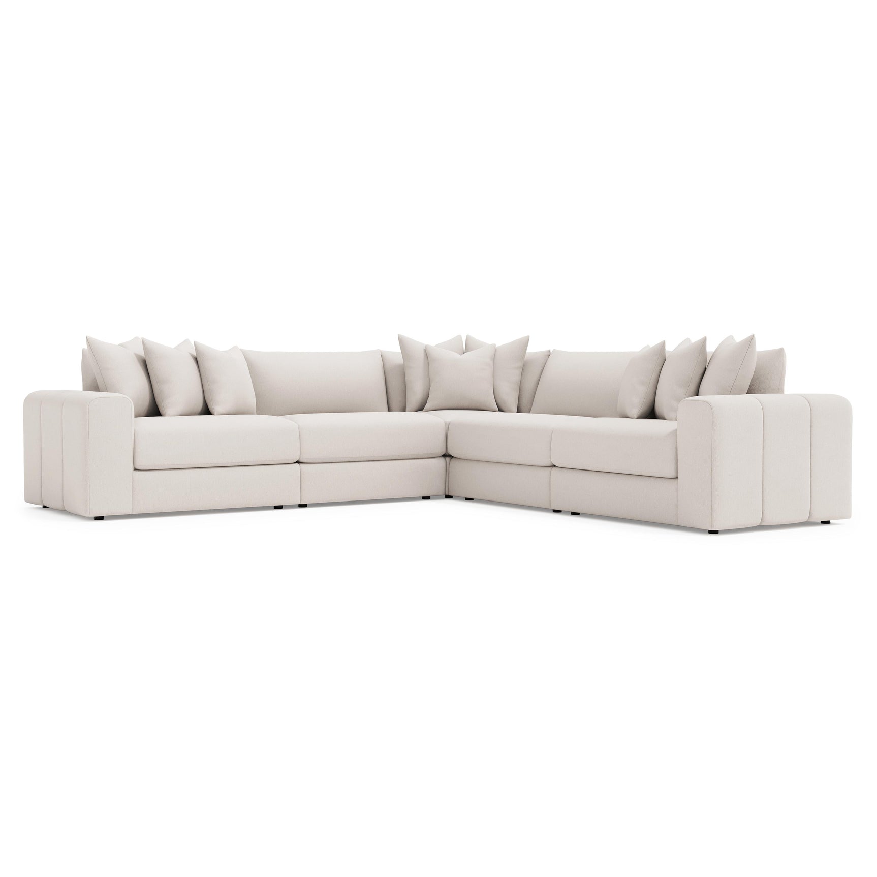 Vista Ivory Sectional - Ornate Home