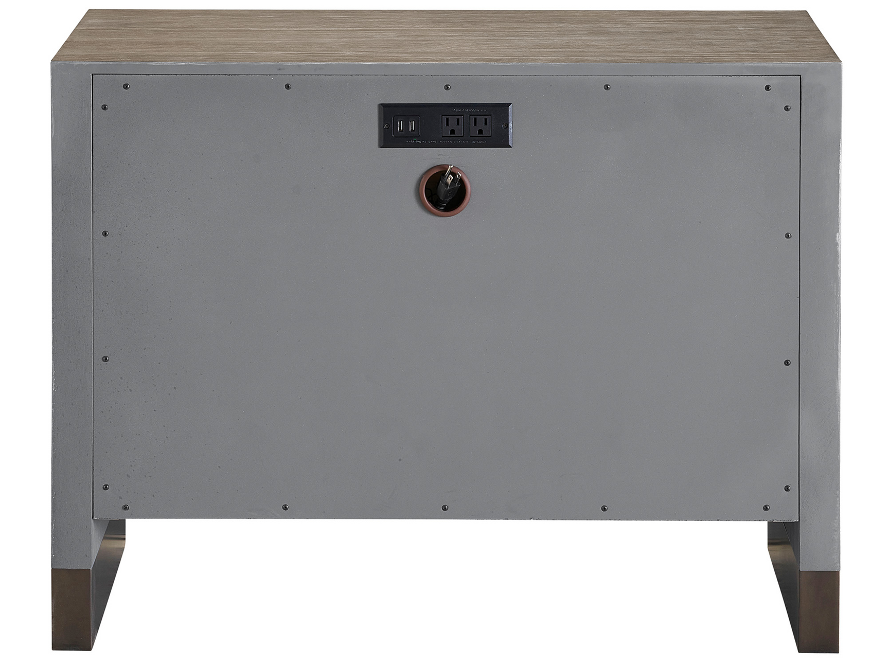 Vista Weathered Oak Nightstand - Ornate Home