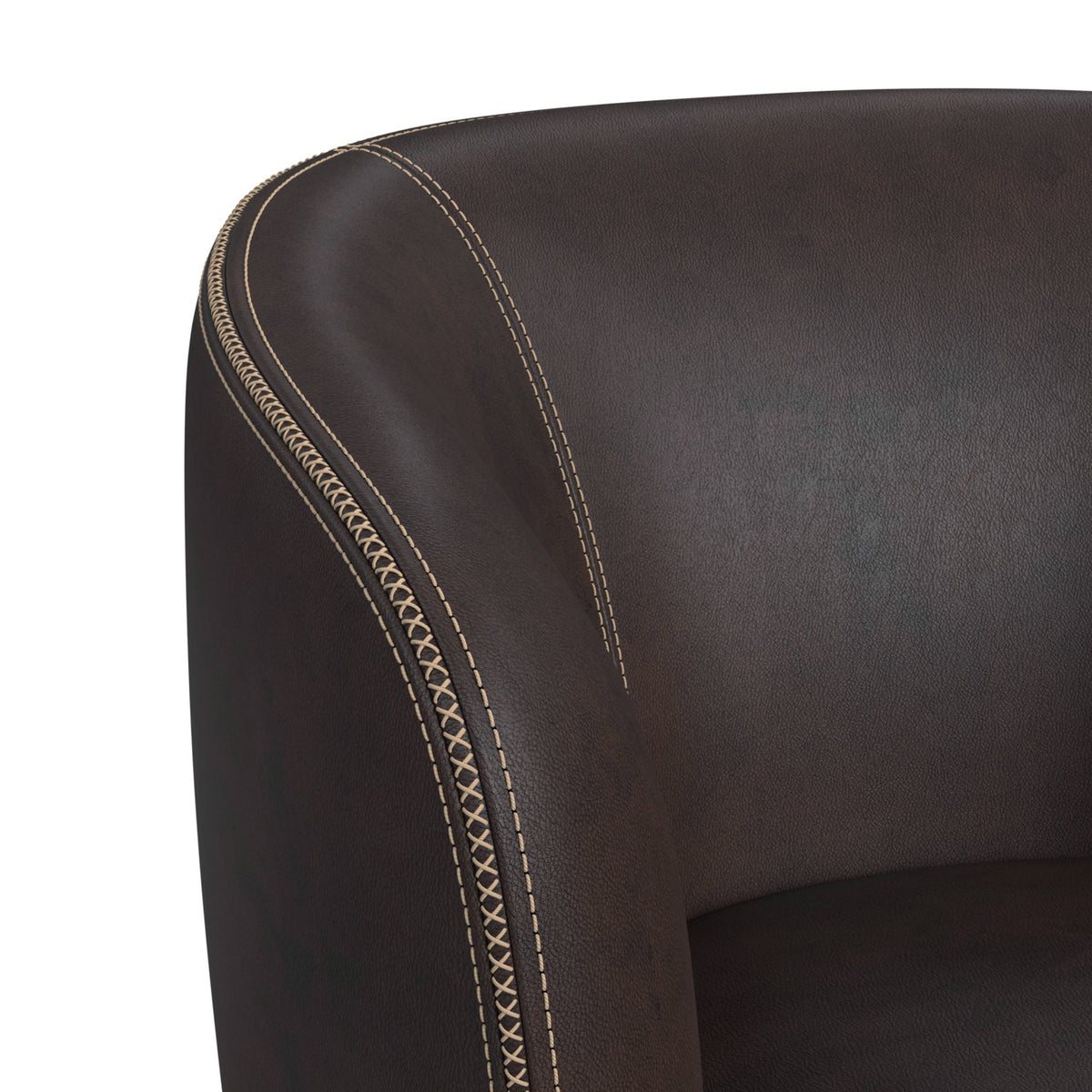 Vito Pebble Brown Swivel Chair - Ornate Home
