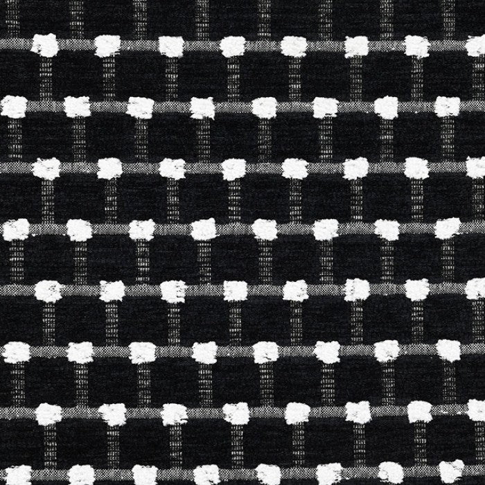 Viviani Black Ottoman - Ornate Home