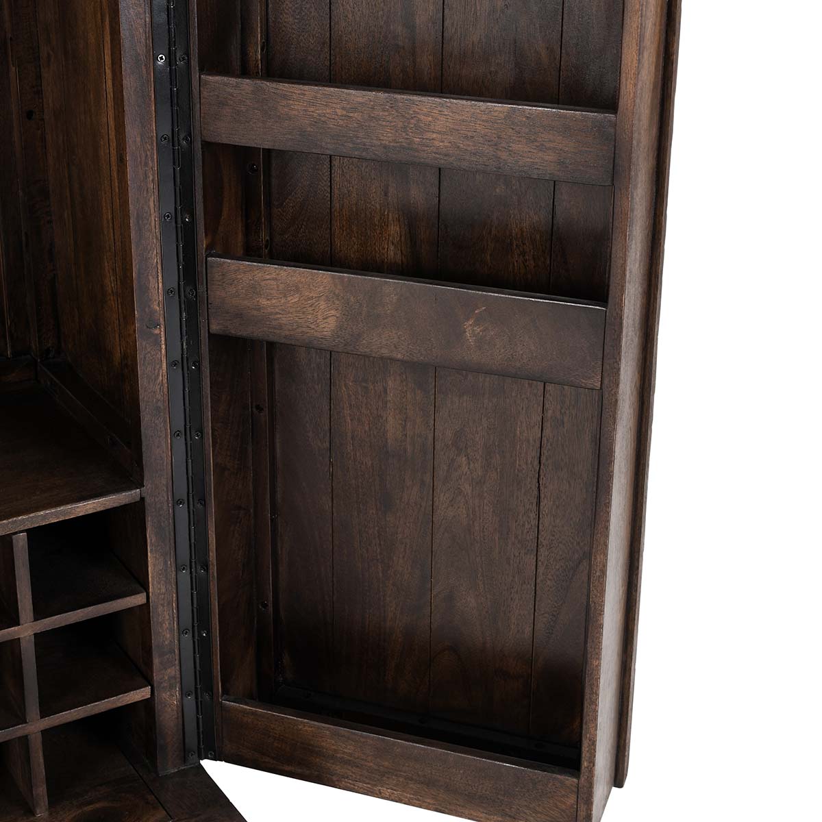 Vivienne Dark Brown Bar Cabinet - Ornate Home