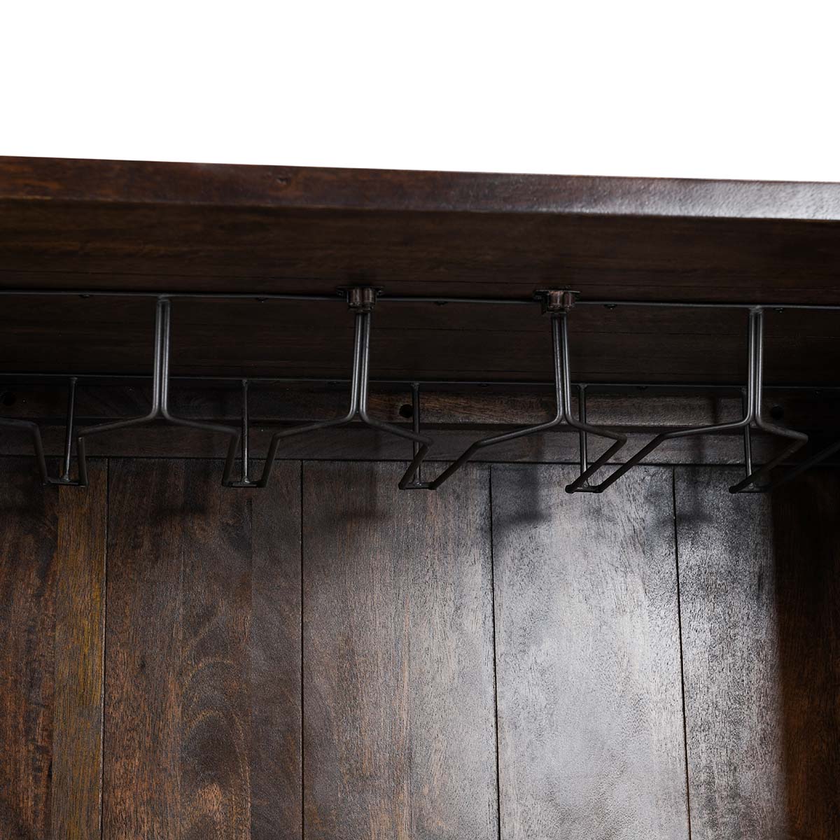 Vivienne Dark Brown Bar Cabinet - Ornate Home