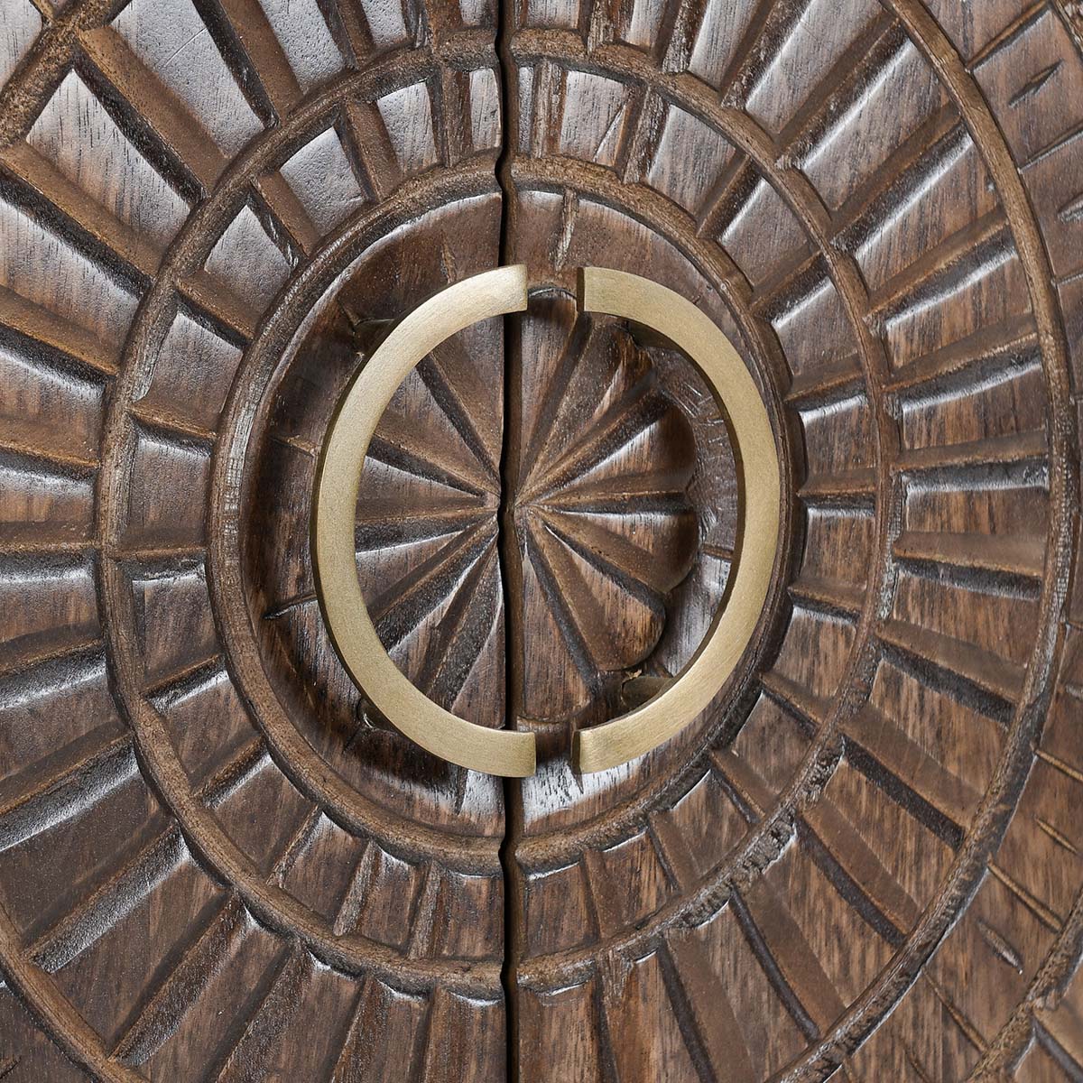 Vivienne Dark Brown Bar Cabinet - Ornate Home