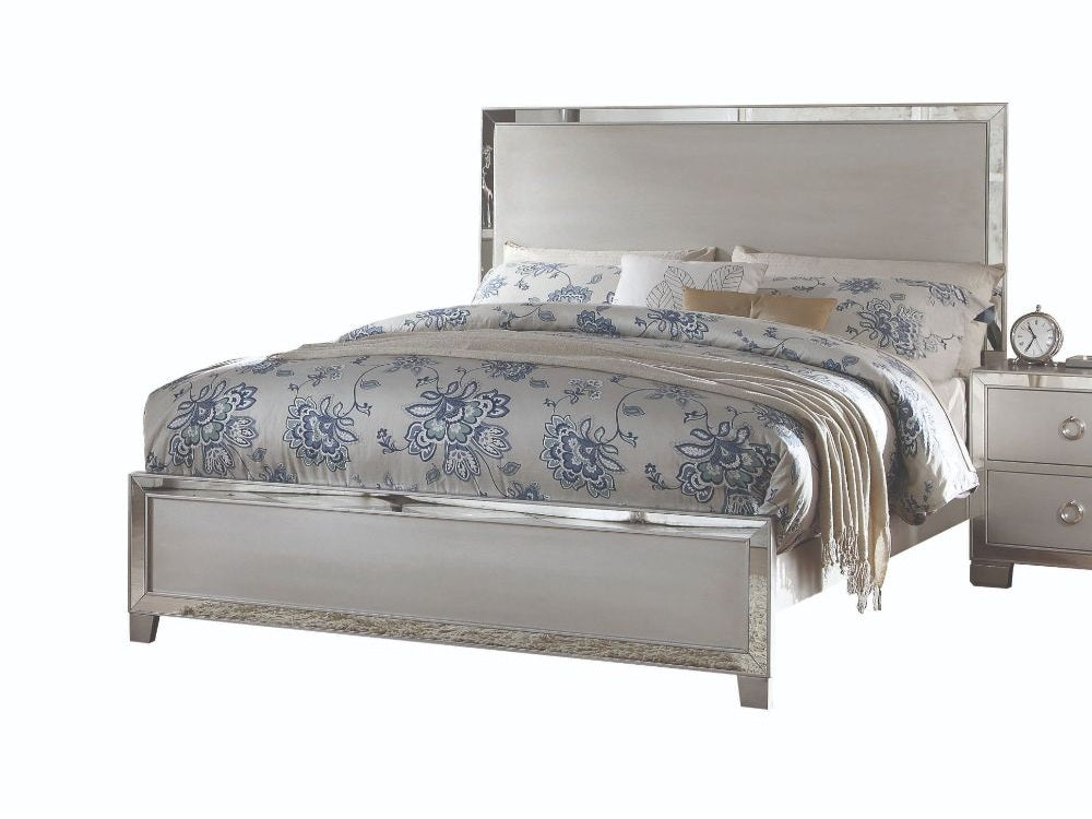 Voeville II Platinum Queen Bed - Ornate Home