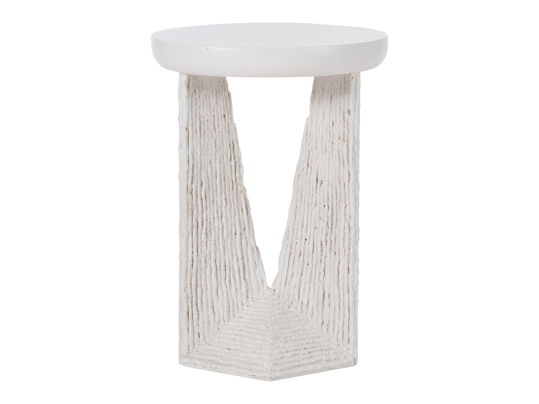 Voile Stonecast Outdoor Accent Table - Ornate Home