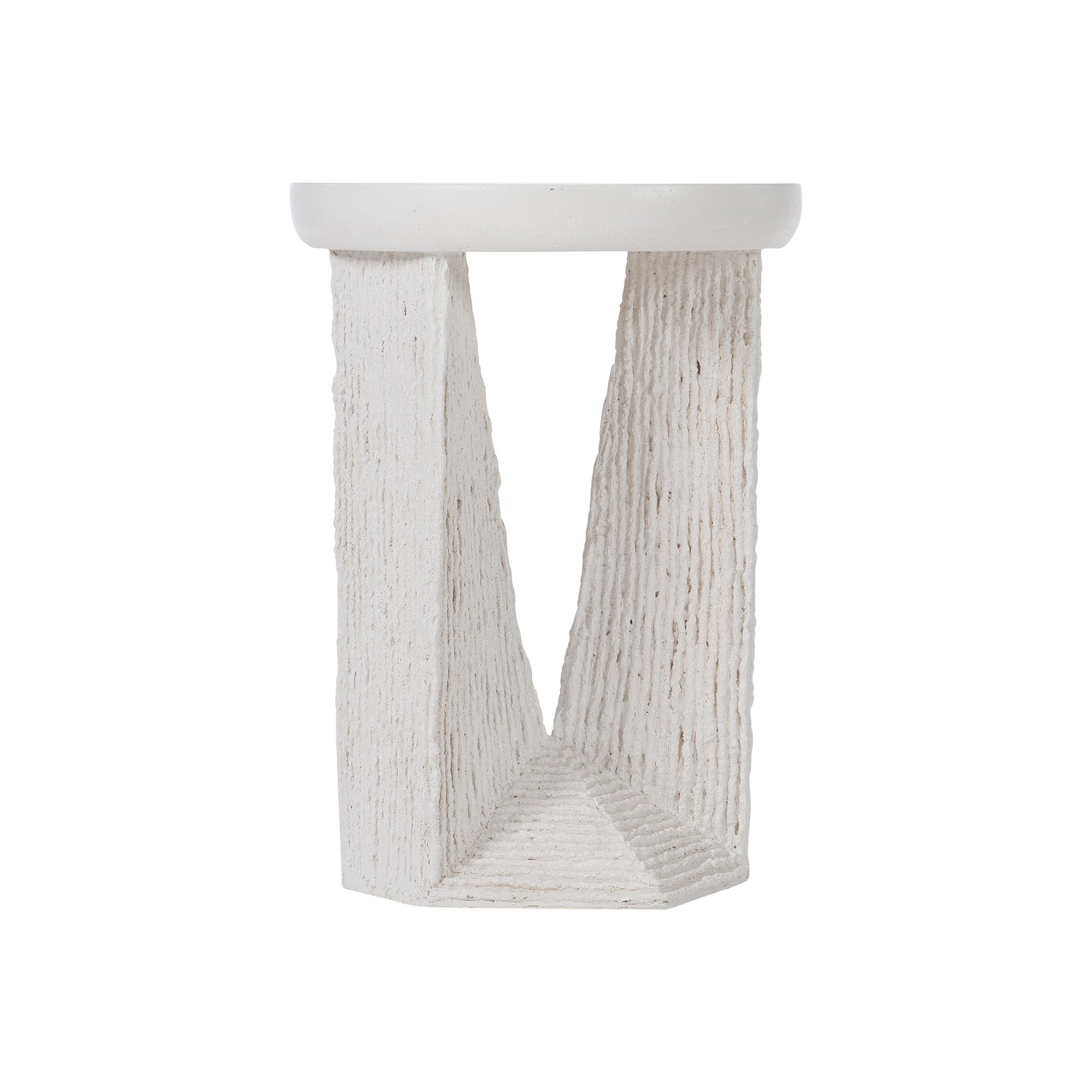 Voile Stonecast Outdoor Accent Table - Ornate Home