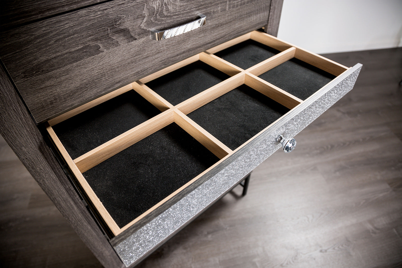 Voleta Gray Chest - Ornate Home