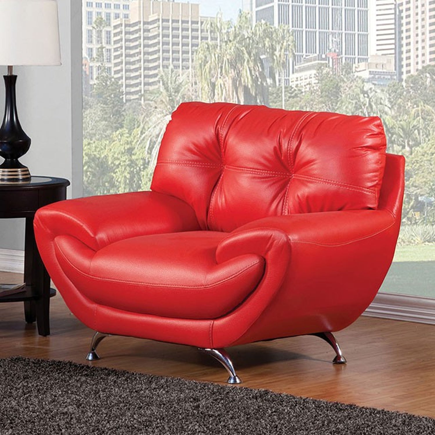 Volos Red Chair - Ornate Home