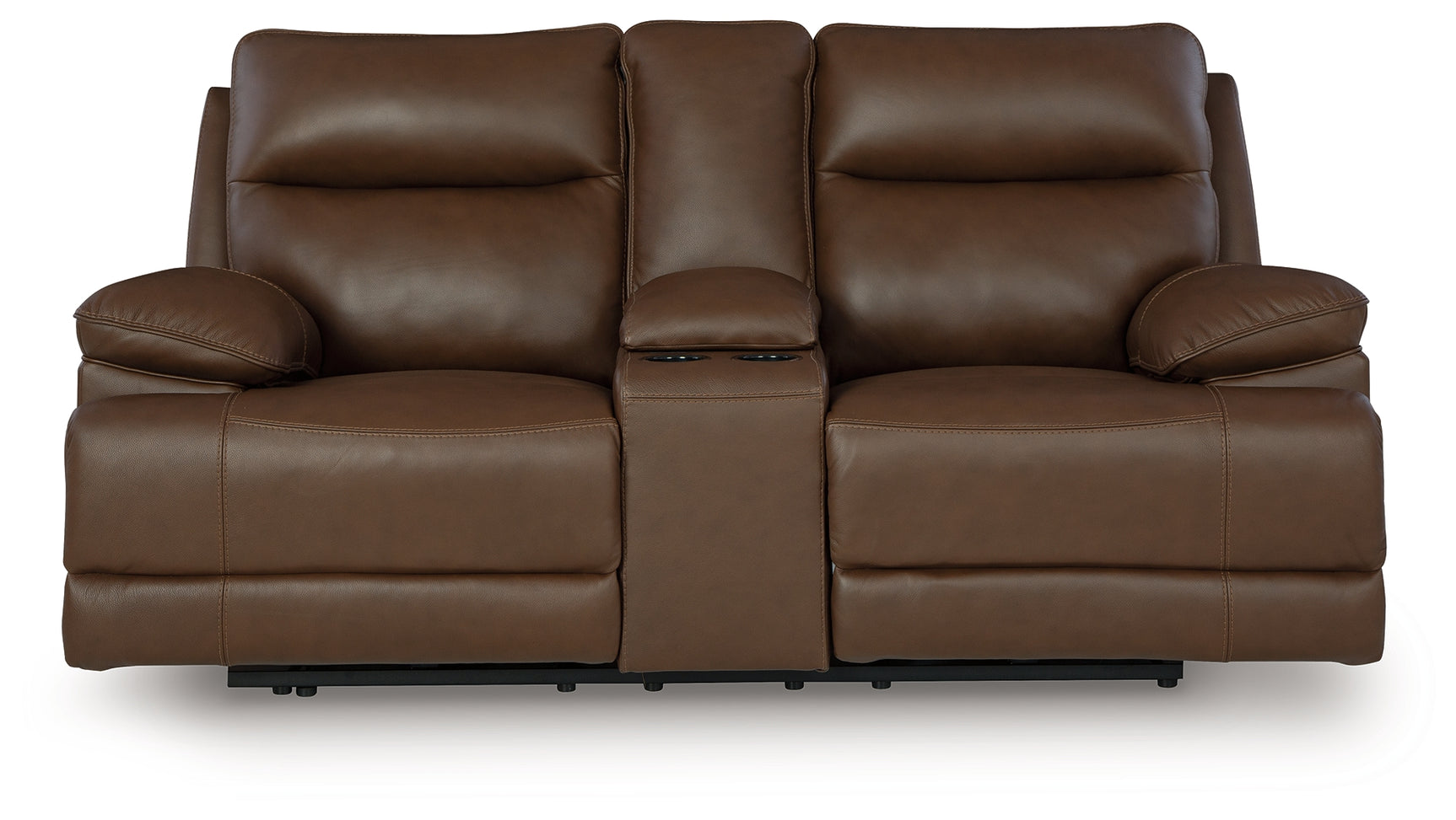 VonRyan Tobacco Power Reclining Loveseat - Ornate Home