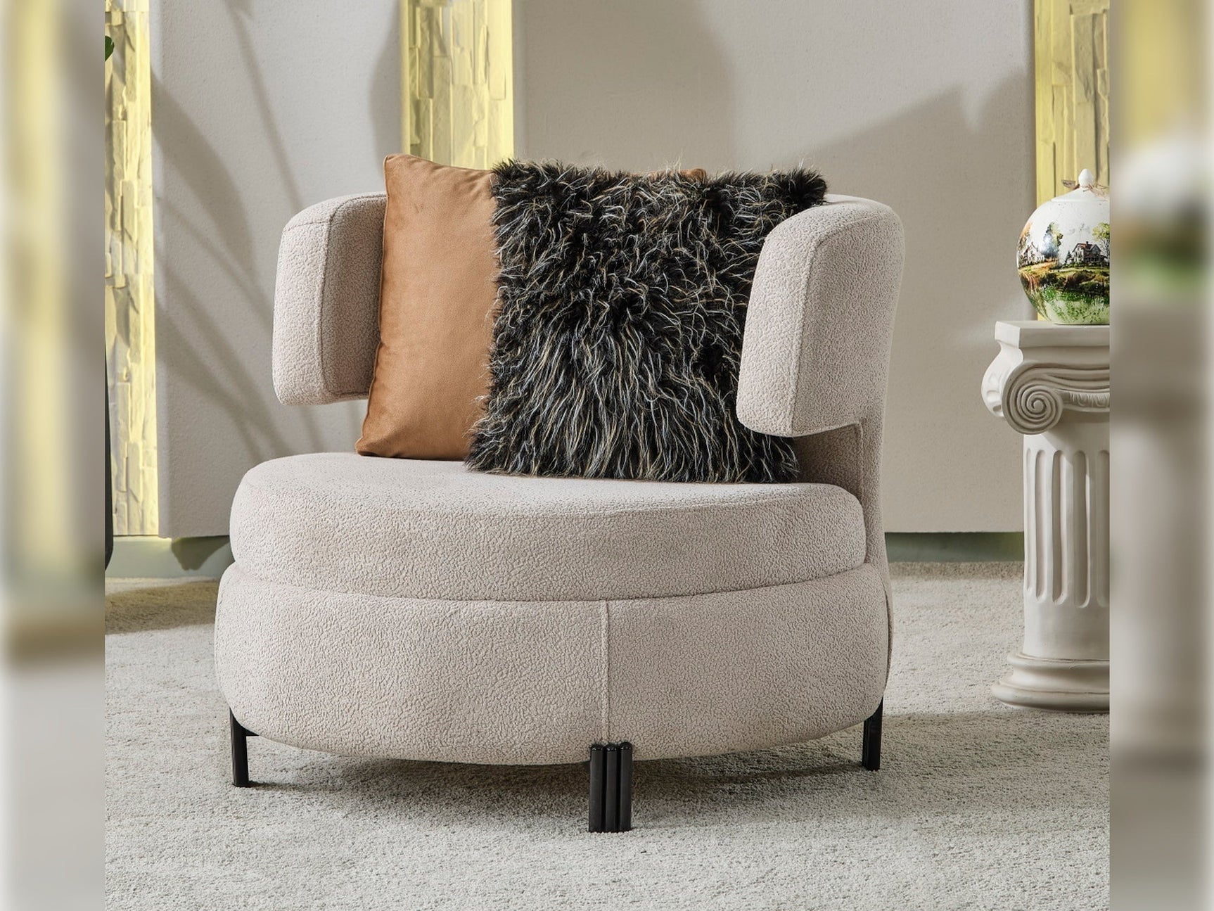 Voyance Beige Chair