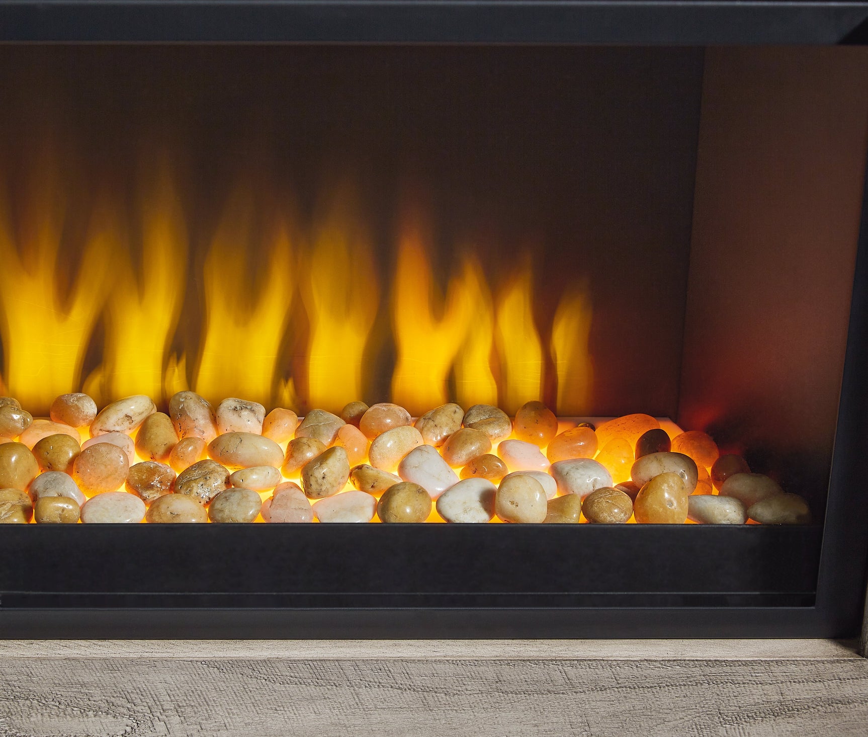 W100-22 / Wide Electric Fireplace Insert 57" Black (Online Special Price) - Ornate Home