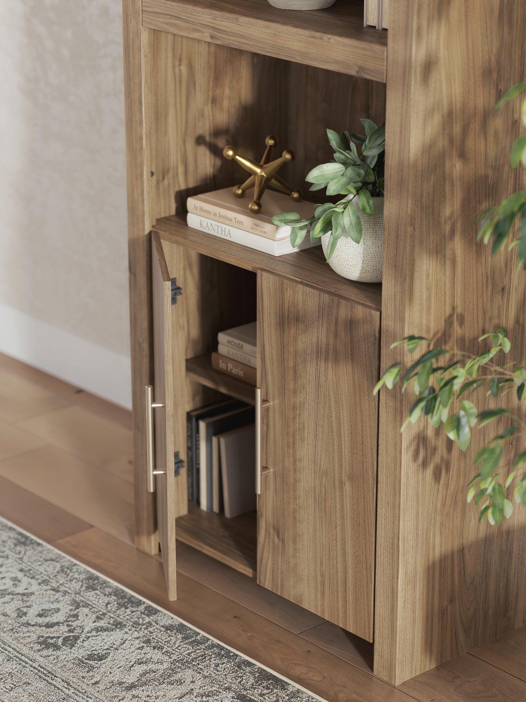 Dovander Brown Display Cabinet (Online Special Price)