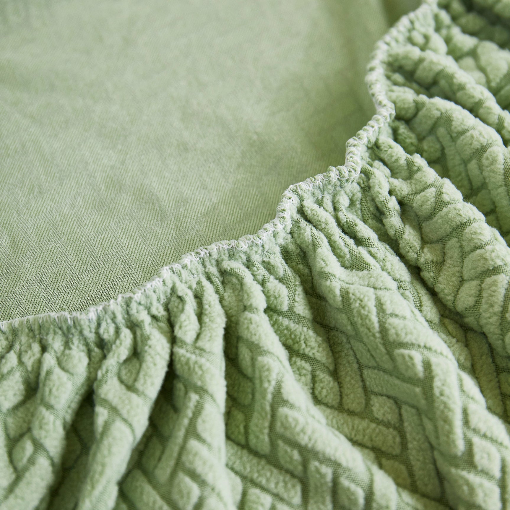 Tailored Sofa Cushion Covers Stretch Couch Seat Covers with Skirt for Sectional Sofas