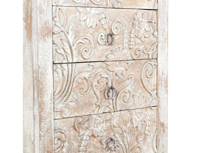 WD Bleached White Chest - Ornate Home