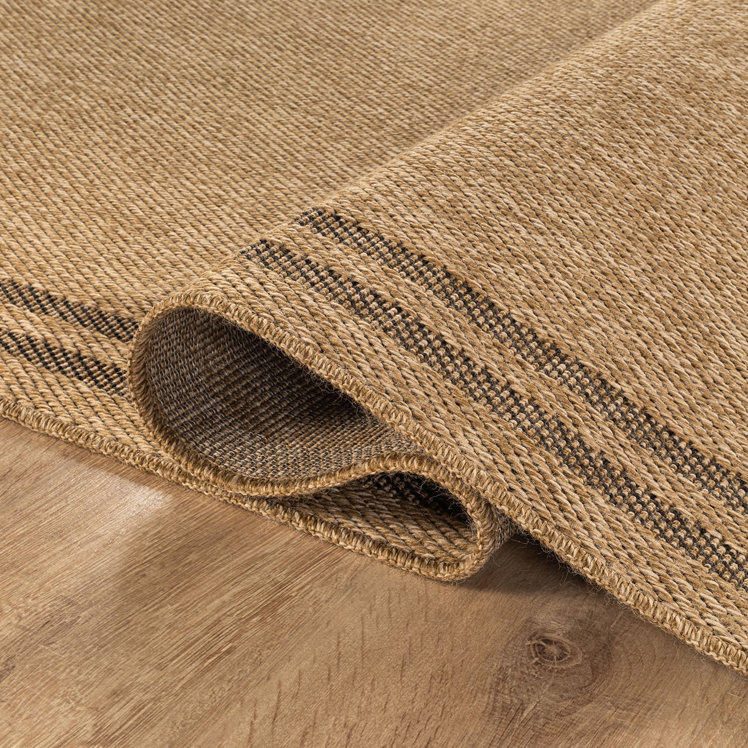 Woolen Natural 7 Indoor/Outdoor Rug | Rustic Jute Style