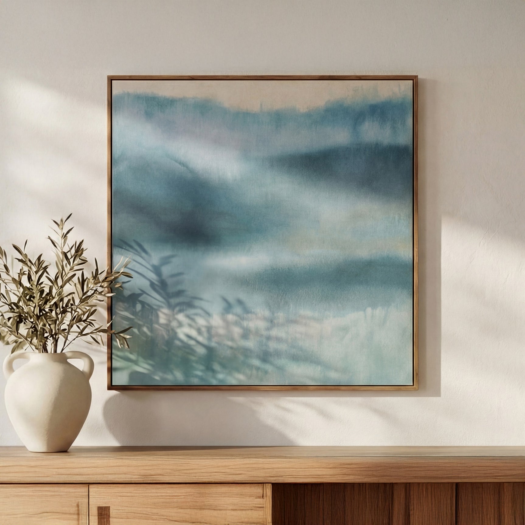 Neptune Multicolor Framed Painting