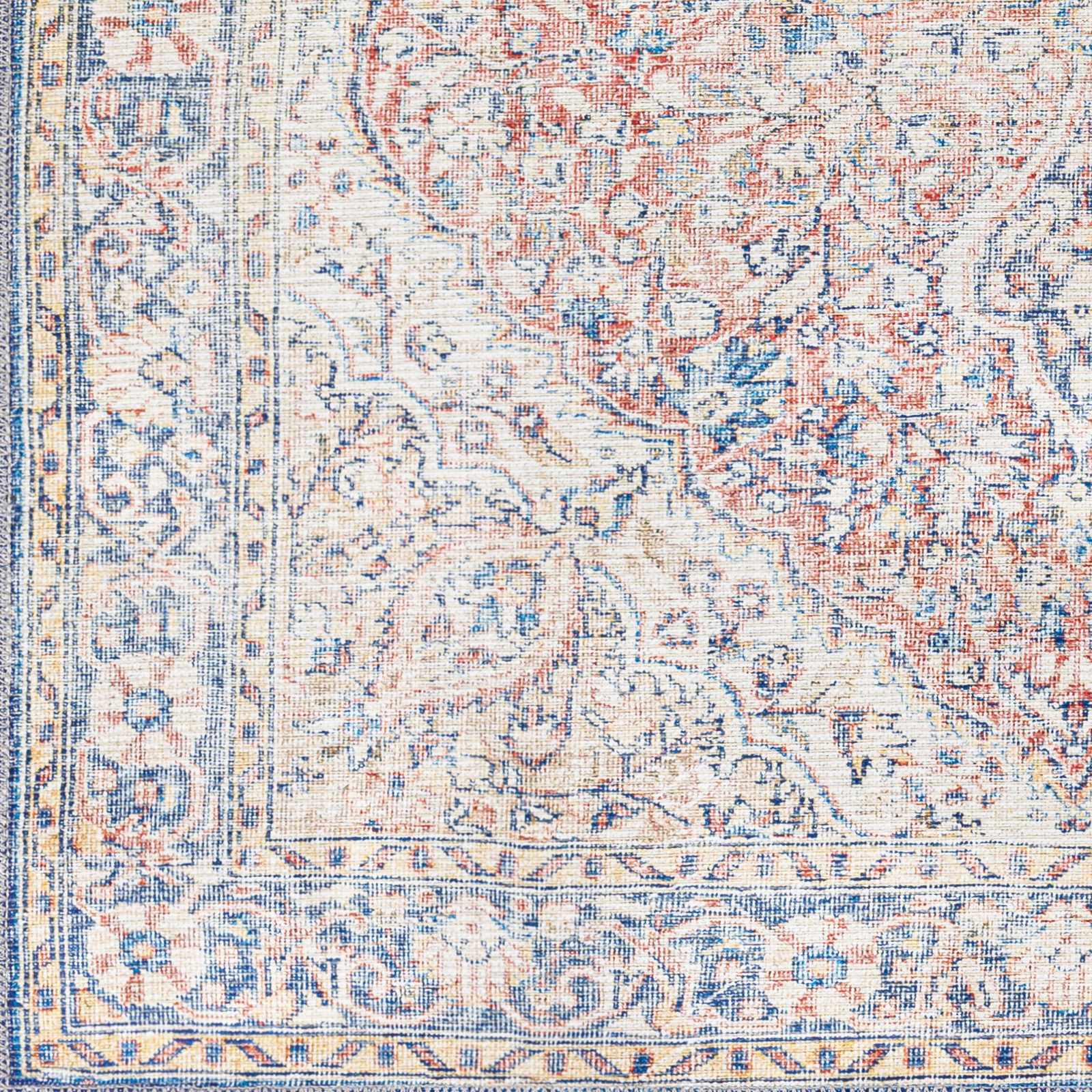 Wacousta Red&Blue Washable Rug - Clearance - Ornate Home