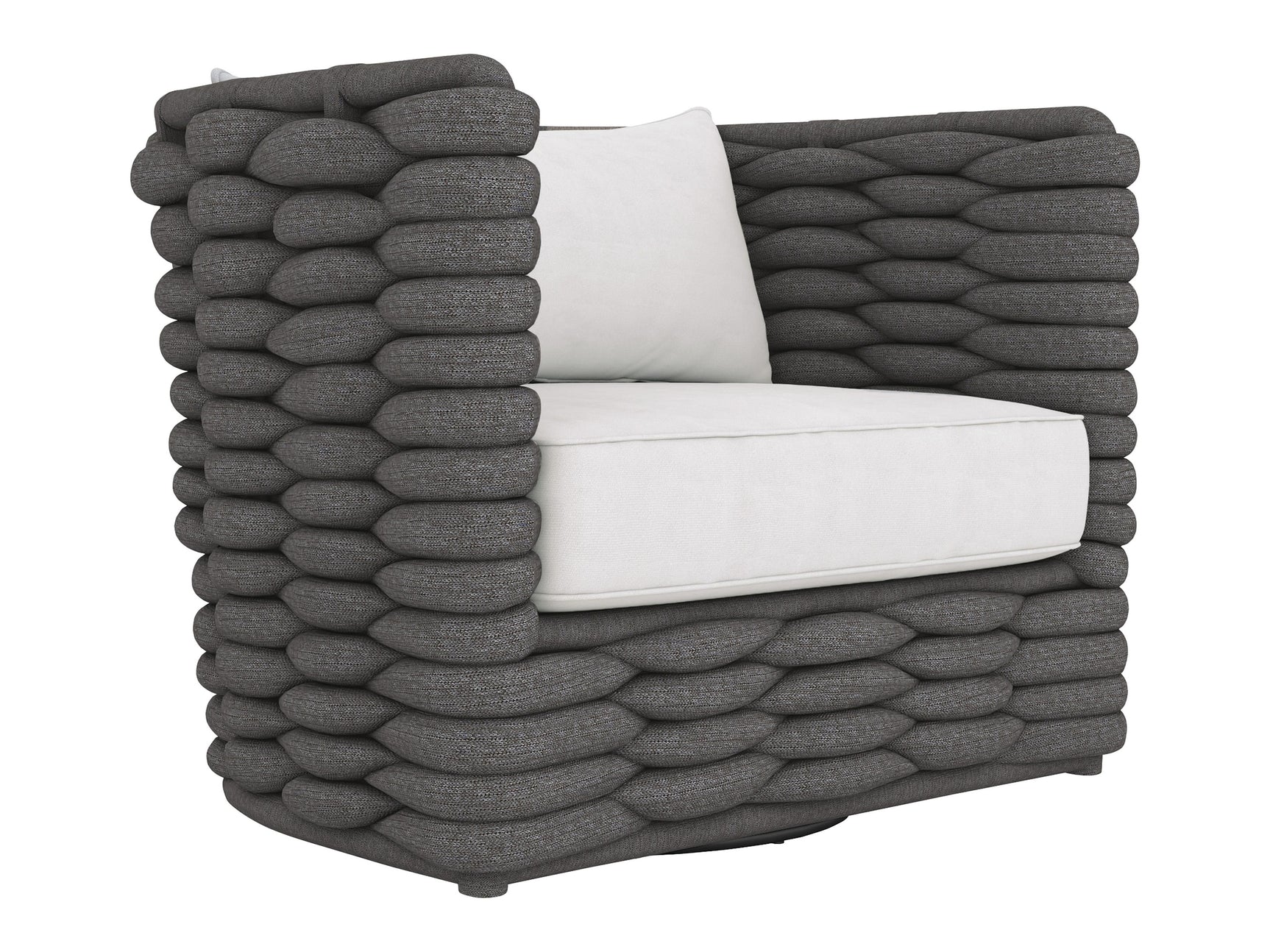 Wailea Cadet Grey/White/Cream Outdoor Chair - Ornate Home