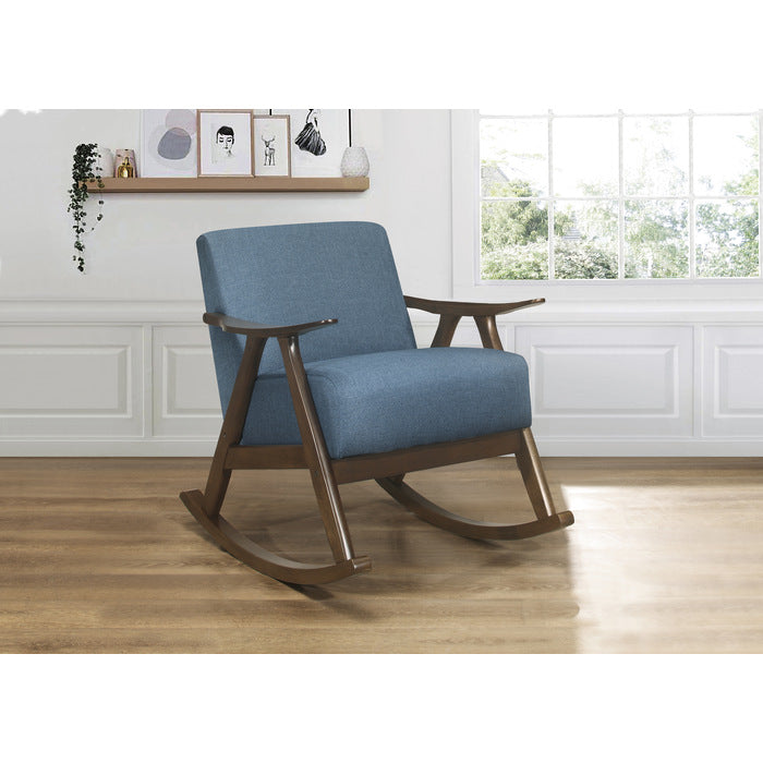 Waithe Blue Rocking Chair - Ornate Home