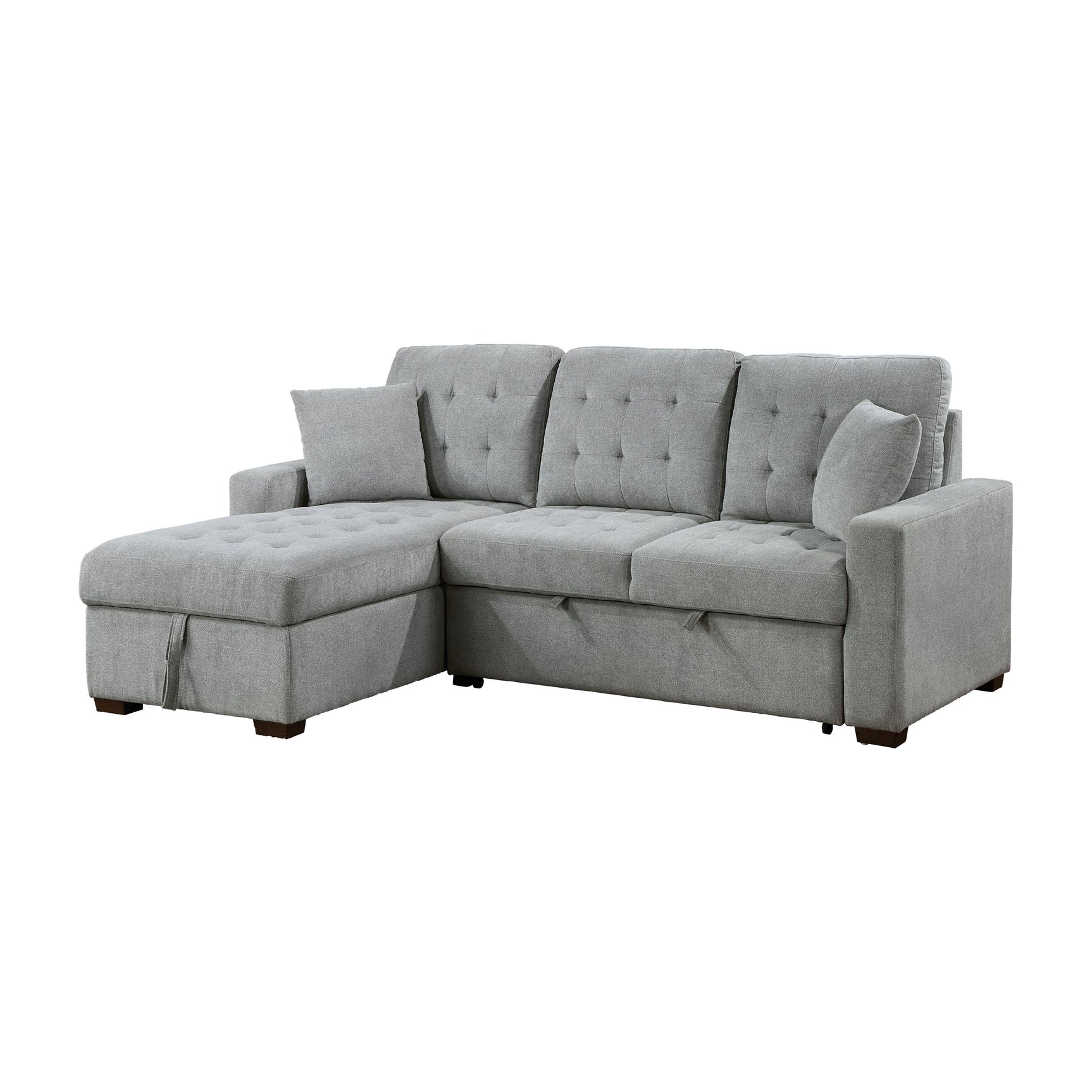 Waitsfield Gray 2-Piece Sectional with Left Chaise - Ornate Home