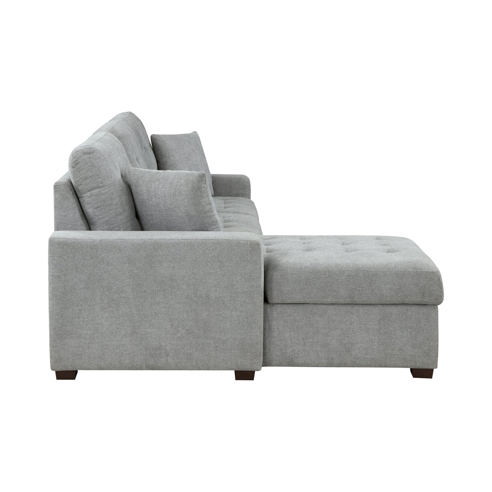Waitsfield Gray 2-Piece Sectional with Left Chaise - Ornate Home