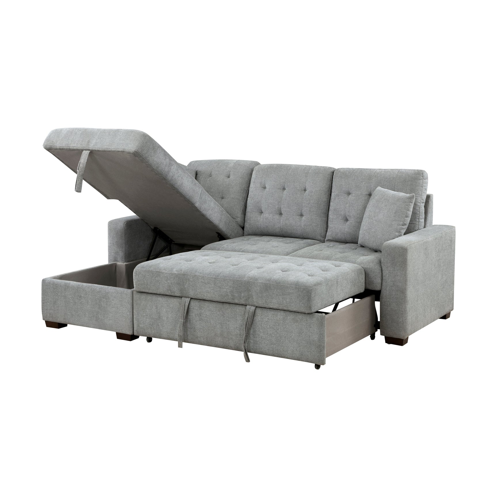 Waitsfield Gray 2-Piece Sectional with Left Chaise - Ornate Home
