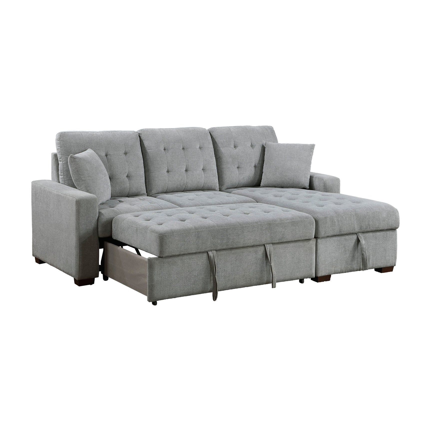 Waitsfield Gray 2-Piece Sectional with Right Chaise - Ornate Home