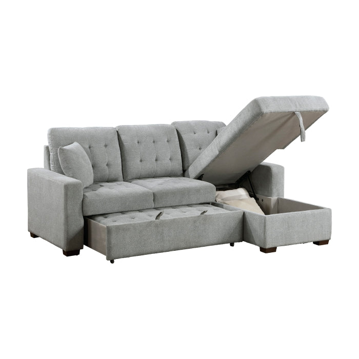 Waitsfield Gray 2-Piece Sectional with Right Chaise - Ornate Home