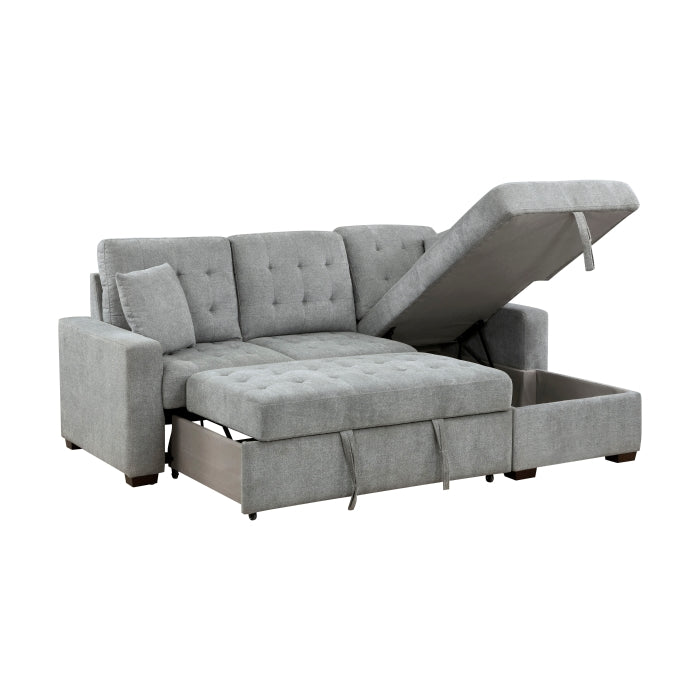 Waitsfield Gray 2-Piece Sectional with Right Chaise - Ornate Home