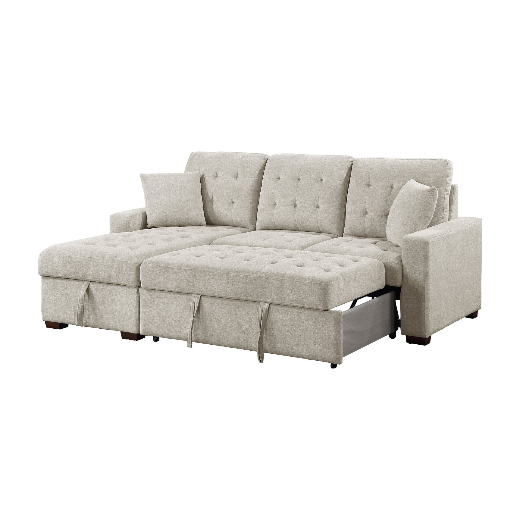 Waitsfield Sand 2-Piece Sectional with Left Chaise - Ornate Home