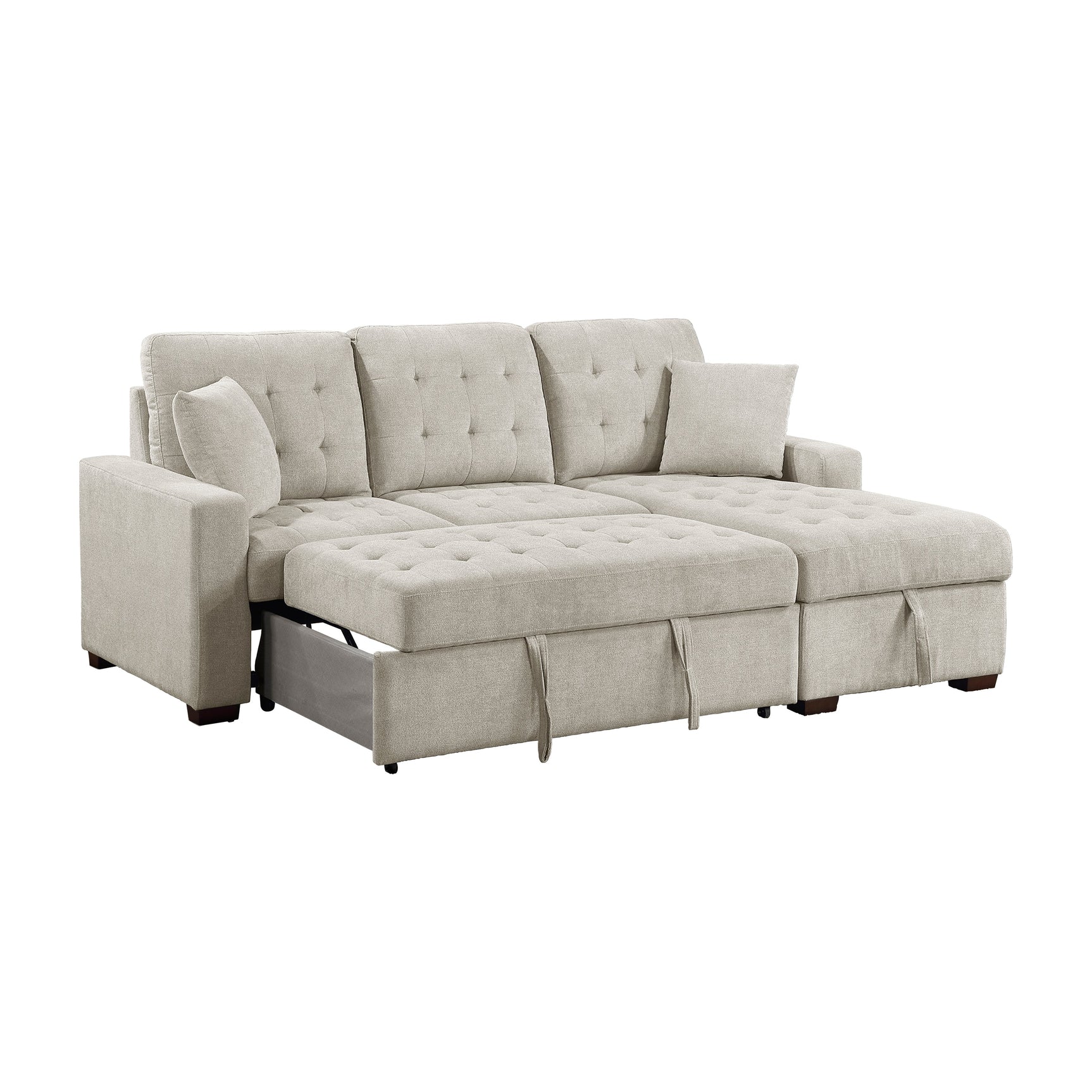 Waitsfield Sand 2-Piece Sectional with Right Chaise - Ornate Home