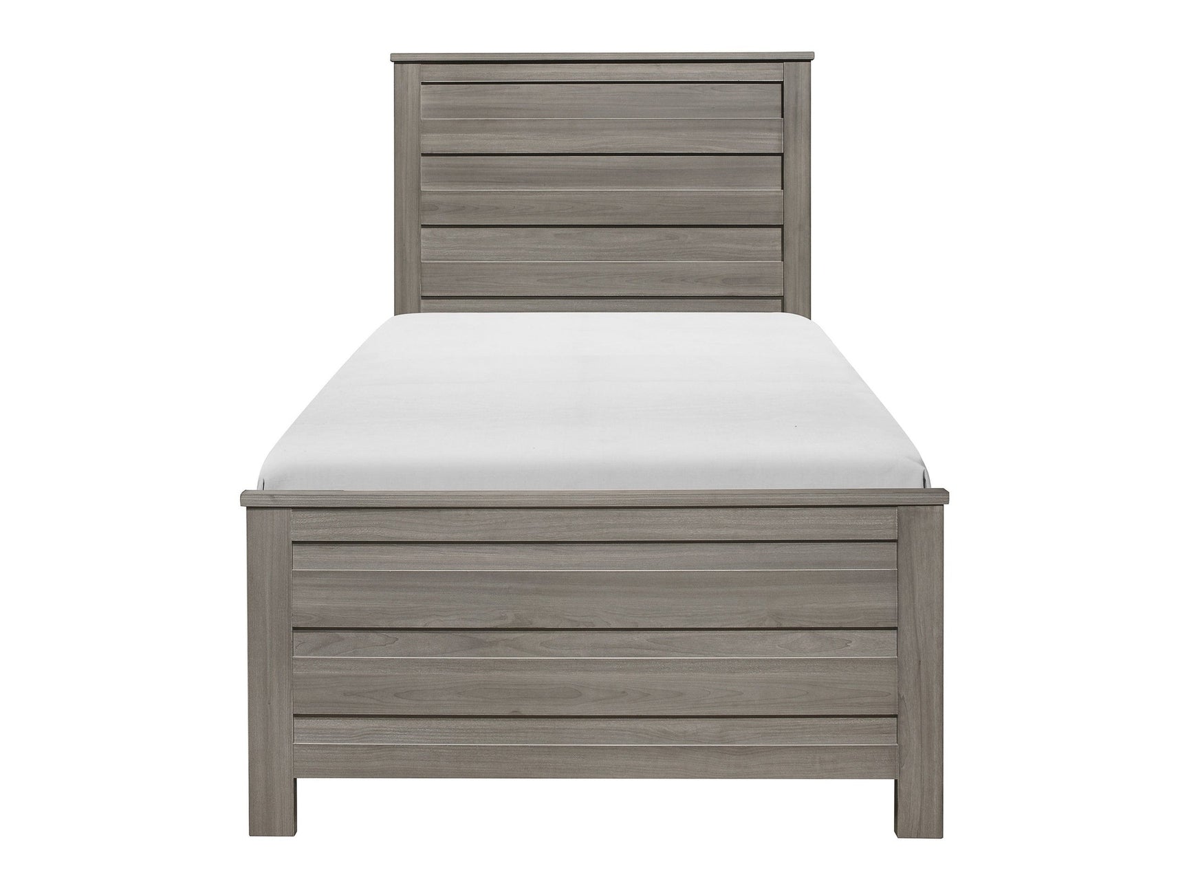 Waldorf Dark Gray Twin Bed - Ornate Home