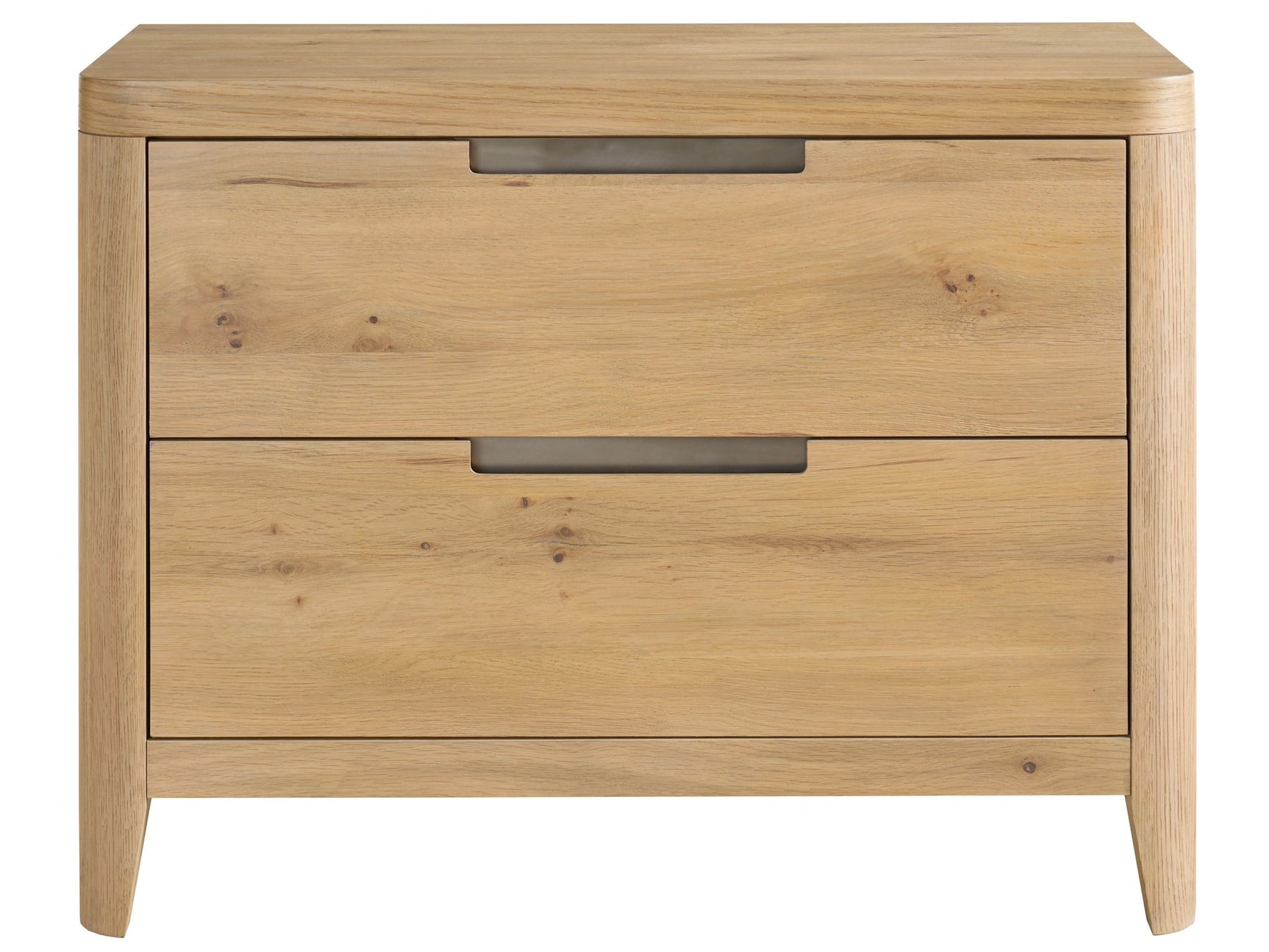 Walker Organic Natural Oak Nightstand (34" W) - Ornate Home