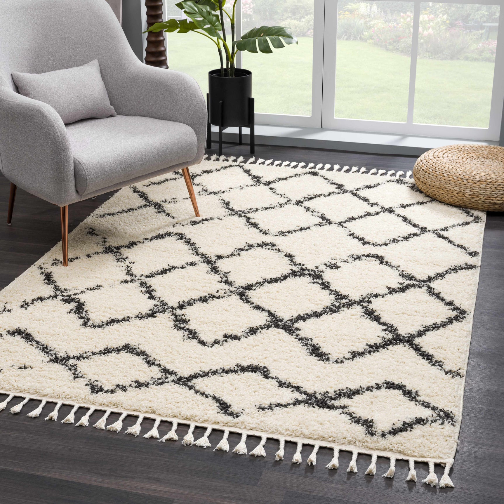 Wallagrass Moroccan Shag Rug - Clearance - Ornate Home