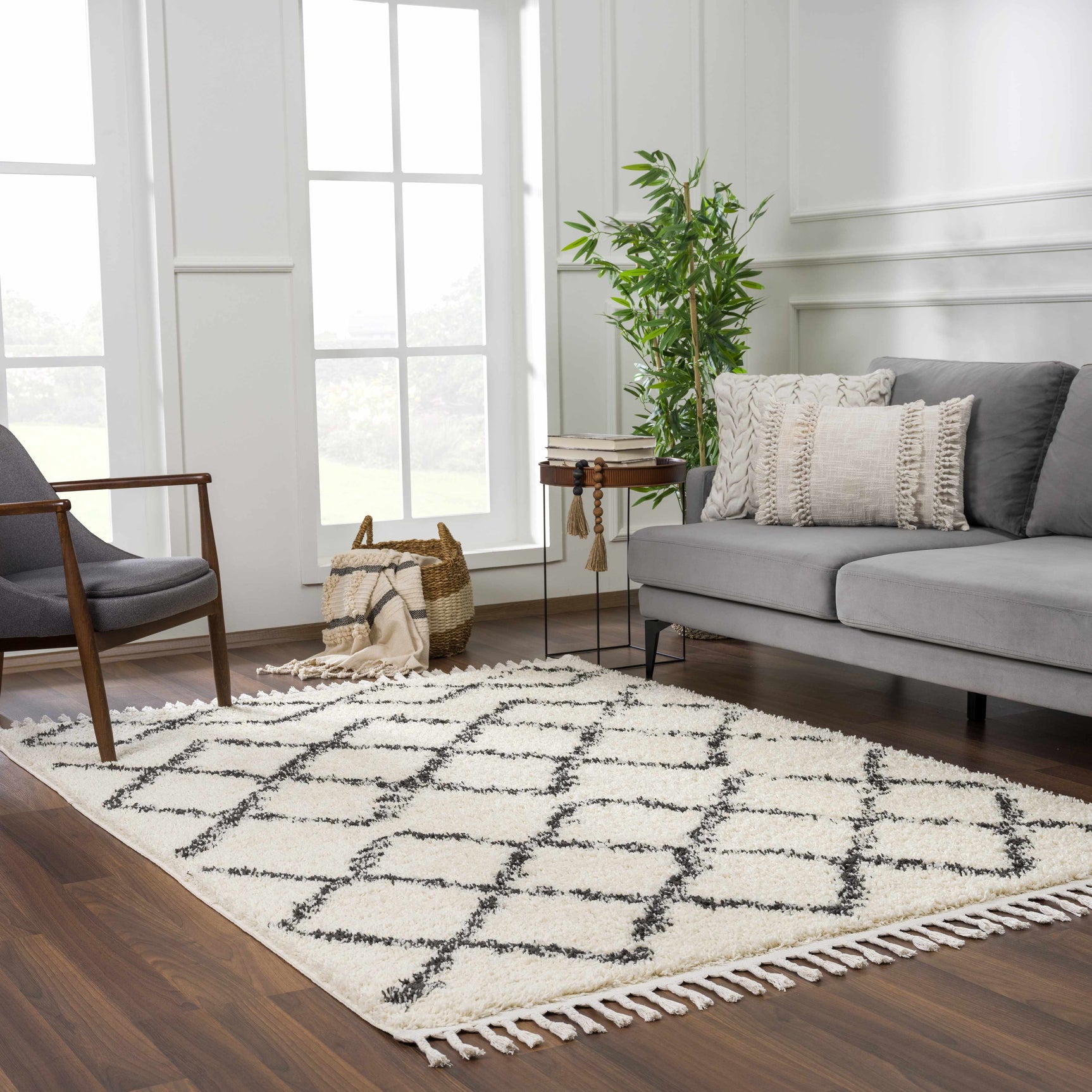 Wallagrass Moroccan Shag Rug - Clearance - Ornate Home