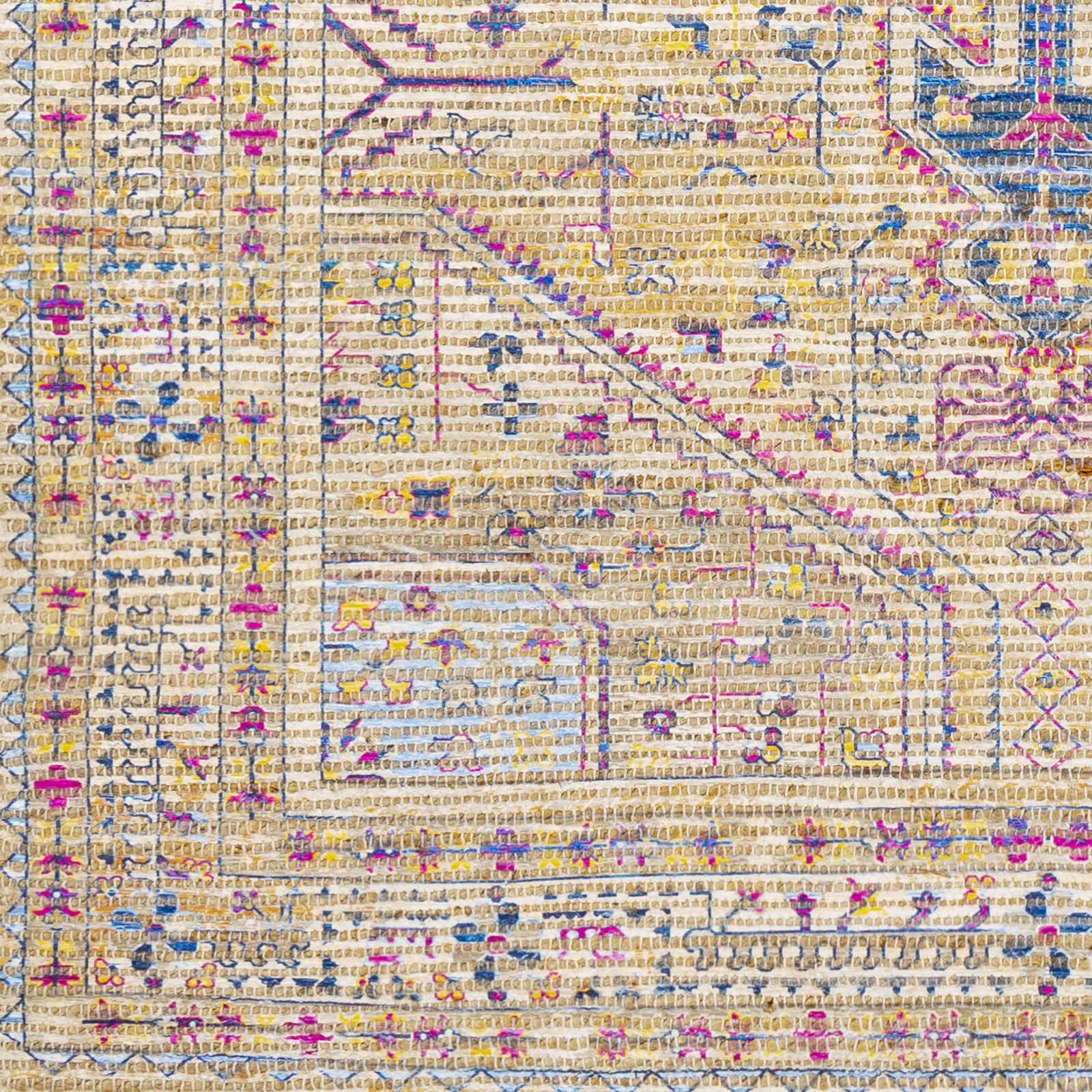 Wallburg Hand Woven Colorful Tassel Rug - Clearance - Ornate Home
