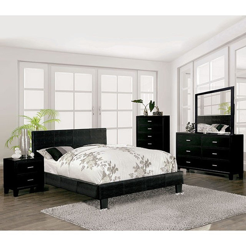 Wallen Black Queen Bed - Ornate Home