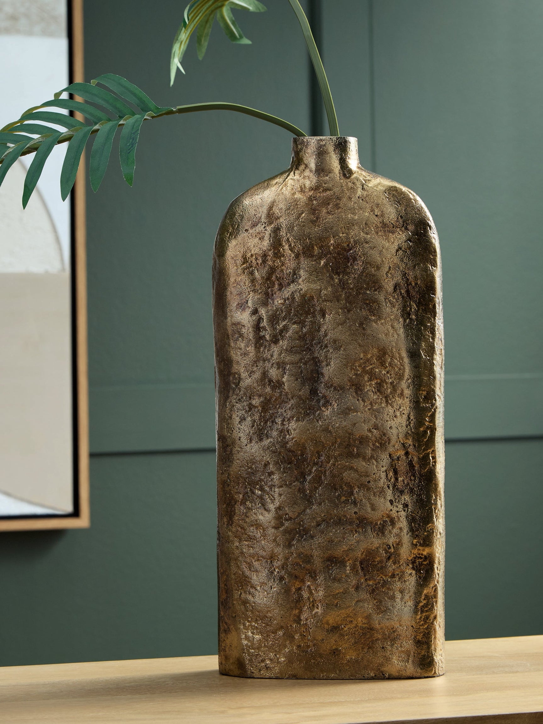 Wallmond Antique Brass Vase (13''H) (Online Special Price) - Ornate Home