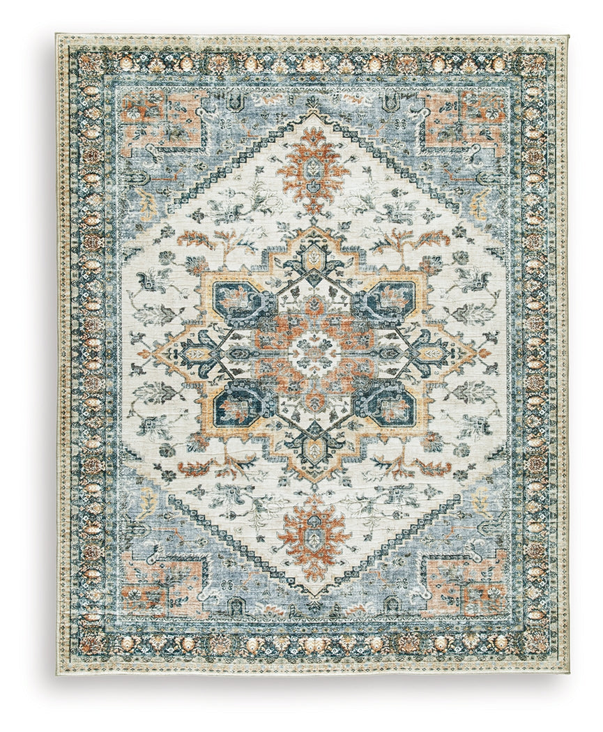 Wallney Multi Memory Foam Large Rug - Ornate Home