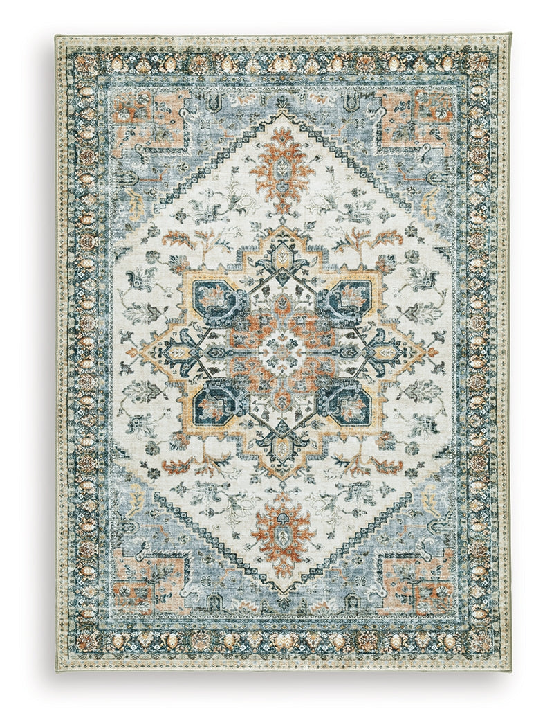 Wallney Multi Memory Foam Medium Rug - Ornate Home