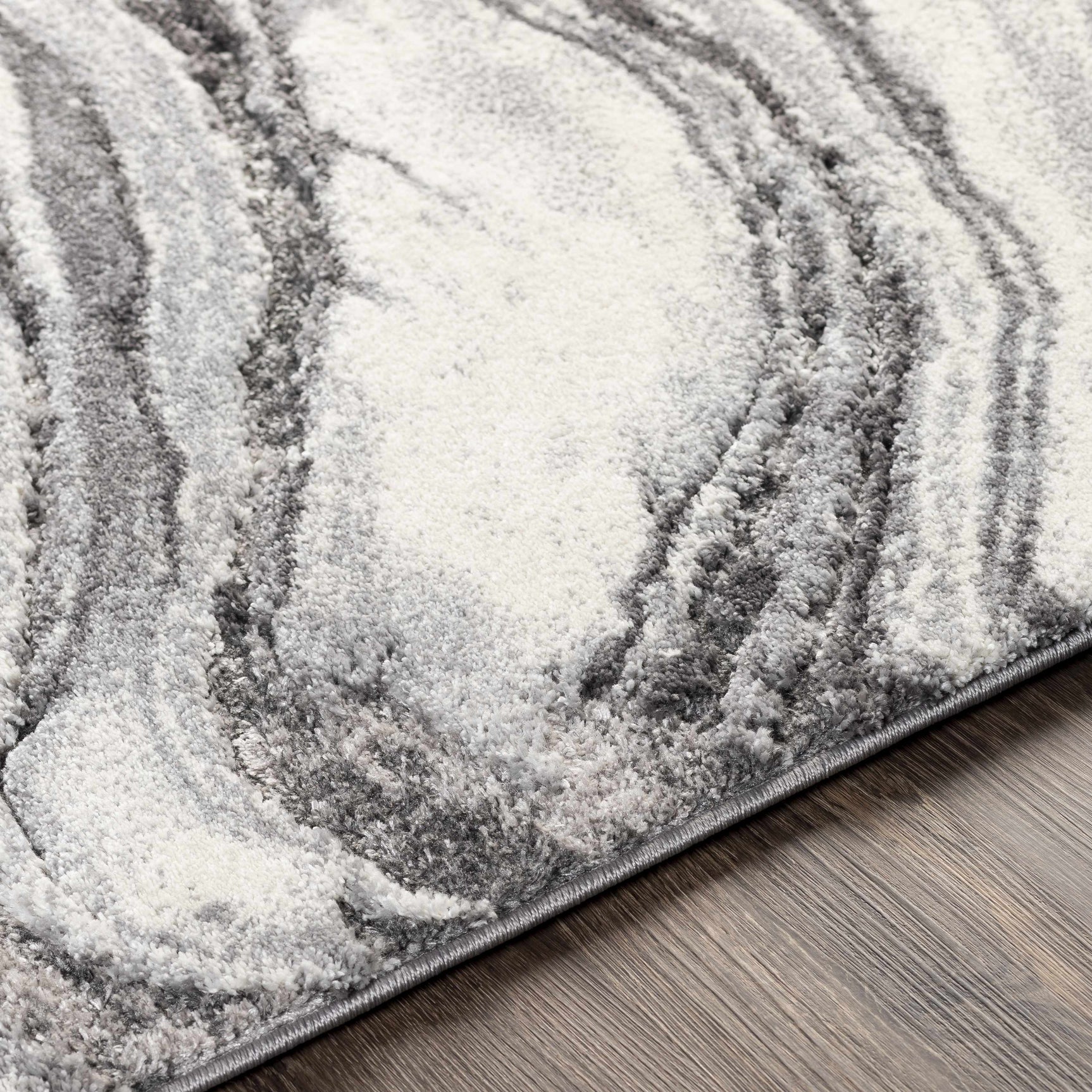 Walloon Gray Marble Thick Rug - Clearance - Ornate Home