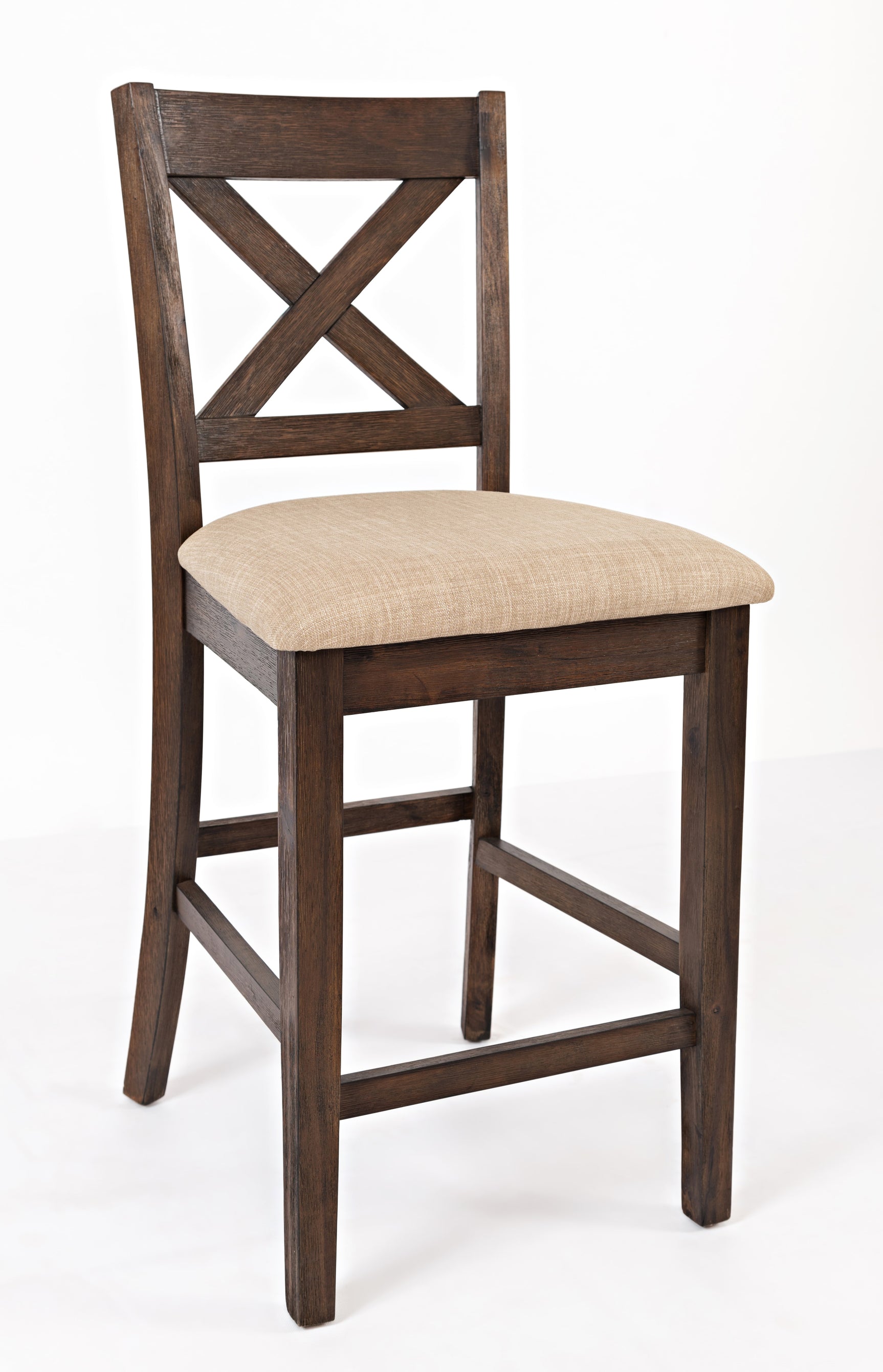 Walnut Creek Brown Counter Height Dining Table w/(4) Stools - Ornate Home