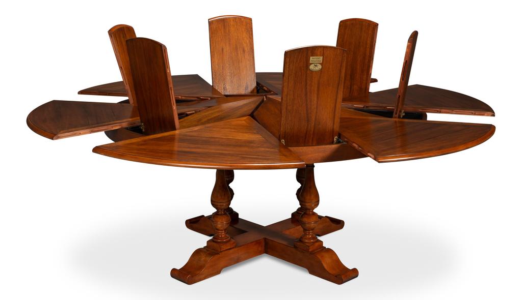 Walnut Jupe Brown Ex-Large Dining Table - Ornate Home