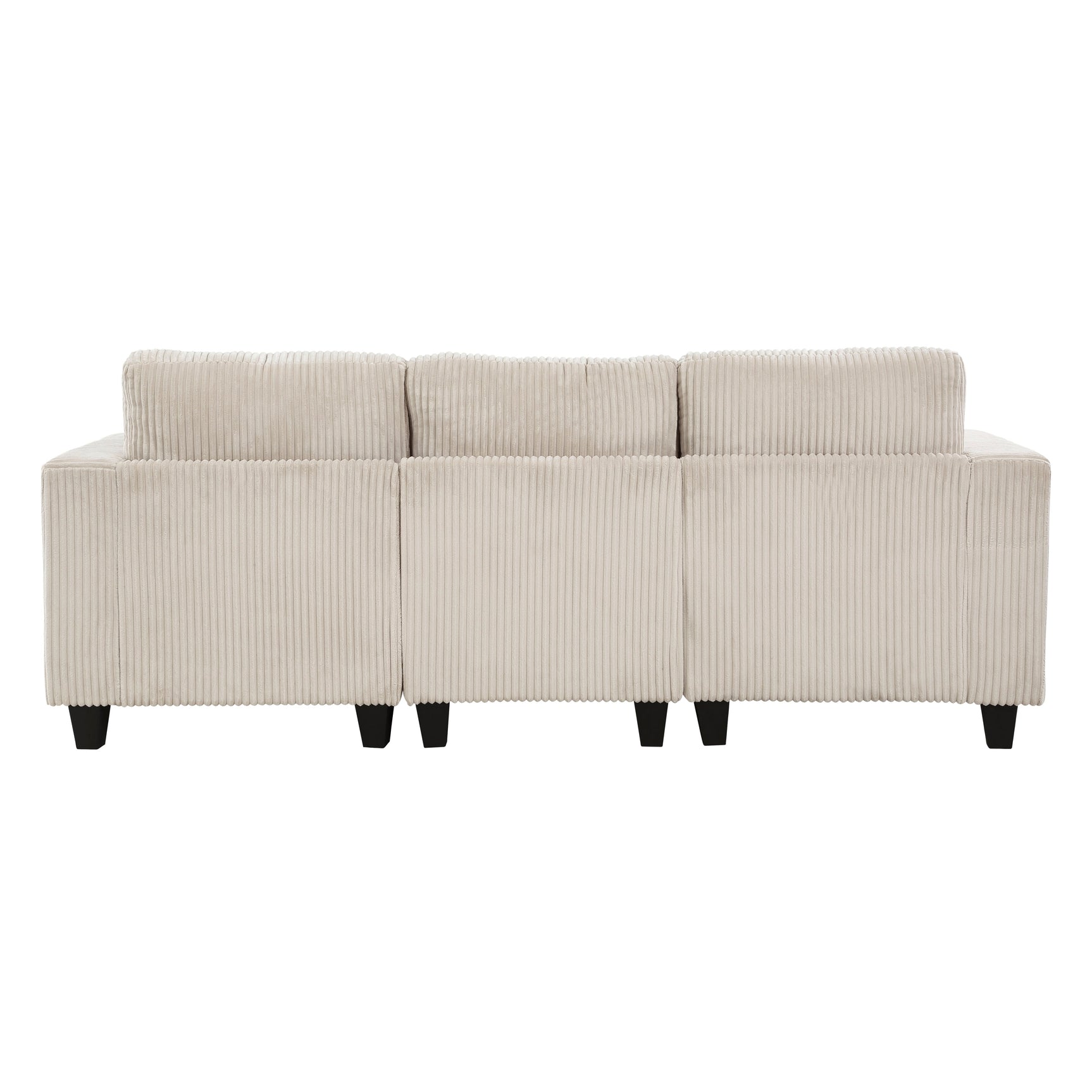 Walterboro Beige Sofa with Storage Pouches - Ornate Home