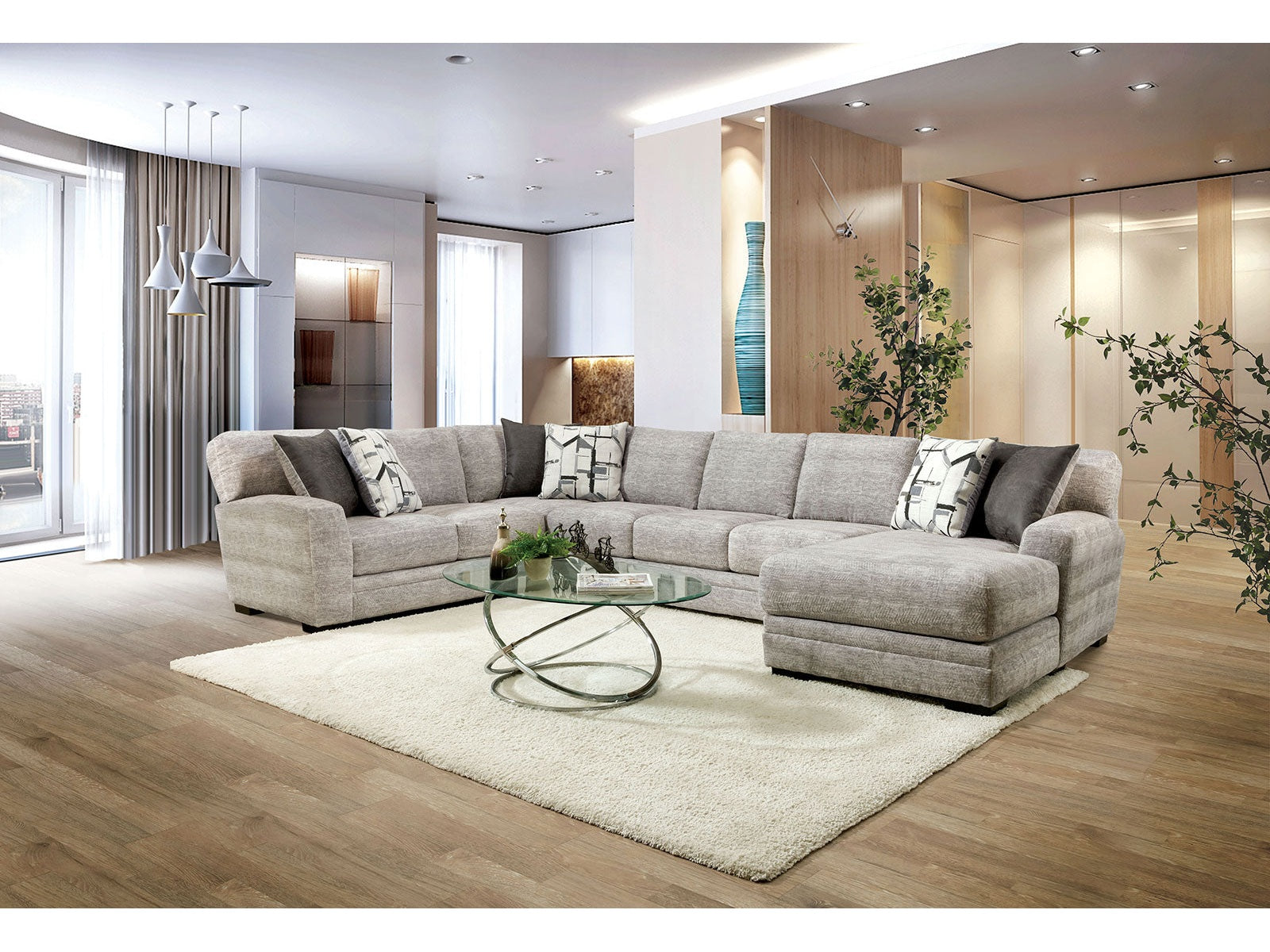 Walthamstow Gray Sectional - Ornate Home