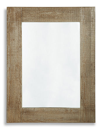 Waltleigh Distressed Brown Accent Mirror (Online Special Price) - Ornate Home